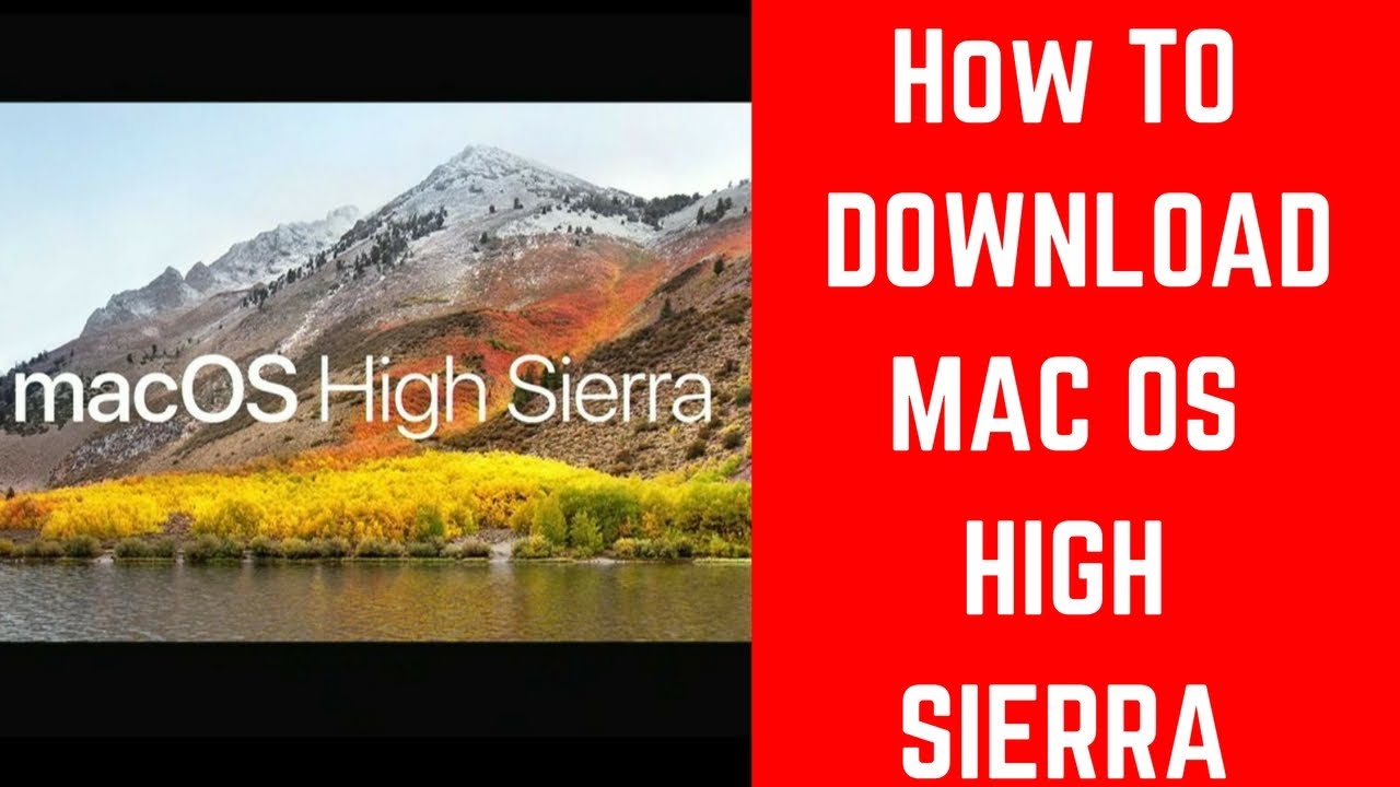 How do i download macos high sierra dmg
